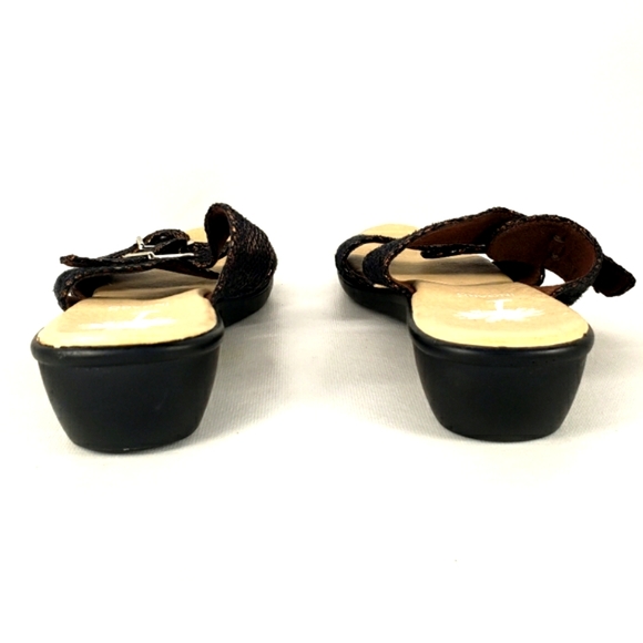 Ingaro NEW! Bucky Metallic Brown, Slip On, Adjustable Straps Sandal. Women's 8M - Picture 10 of 12